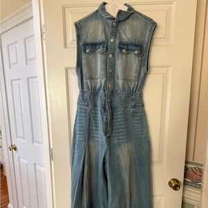 BUCKETLIST Light Blue Denim Jumpsuit